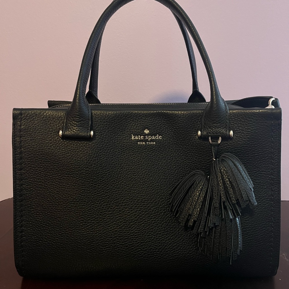 Kate Spade Black Bag with Tassel